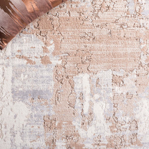 Safavieh Whisper 820 Power Loomed Modern Rug Beige / Light Grey 9' x 12'