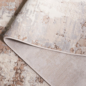 Safavieh Whisper 820 Power Loomed Modern Rug Beige / Light Grey 5'-3" x 7'-6"