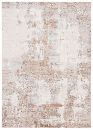 Safavieh Whisper 820 Power Loomed Modern Rug Beige / Light Grey 5'-3" x 7'-6"