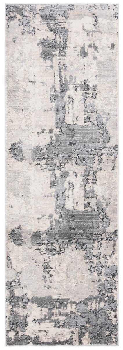 Safavieh Whisper 820 Power Loomed Modern Rug Grey / Light Beige 9' x 12'