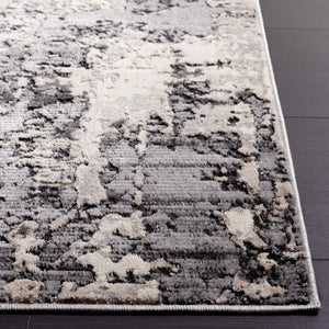 Safavieh Whisper 820 Power Loomed Modern Rug Grey / Light Beige 9' x 12'