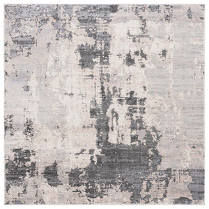 Safavieh Whisper 820 Power Loomed Modern Rug Grey / Light Beige 9' x 12'