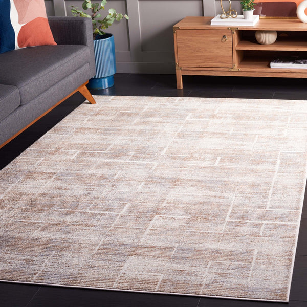 Safavieh Whisper 822 Power Loomed Modern Rug Beige / Light Beige 9' x 12'