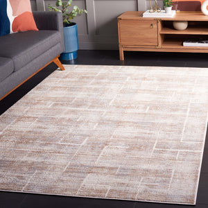 Safavieh Whisper 822 Power Loomed Modern Rug Beige / Light Beige 5'-3" x 7'-6"