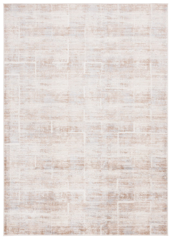 Safavieh Whisper 822 Power Loomed Modern Rug Beige / Light Beige 5'-3" x 7'-6"