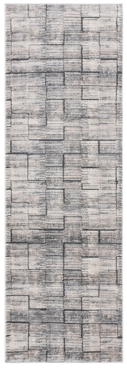 Safavieh Whisper 822 Power Loomed Modern Rug Grey / Light Beige 9' x 12'