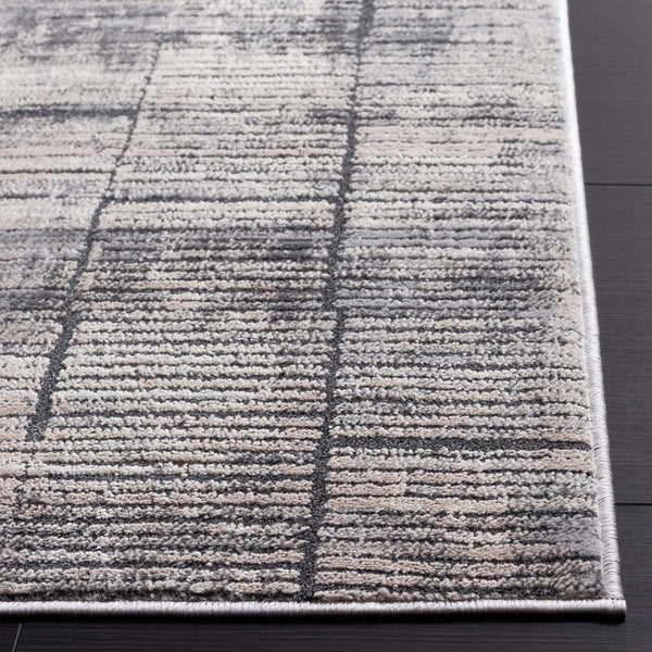 Safavieh Whisper 822 Power Loomed Modern Rug Grey / Light Beige 9' x 12'