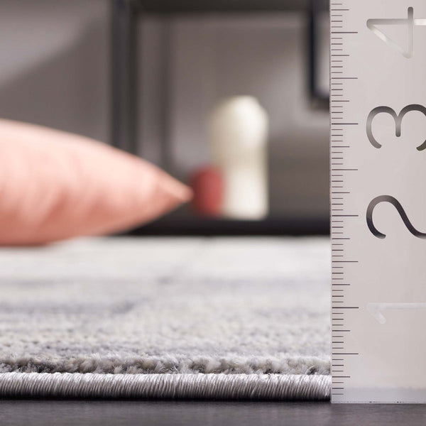 Safavieh Whisper 822 Power Loomed Modern Rug Grey / Light Beige 9' x 12'