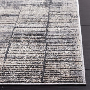 Safavieh Whisper 822 Power Loomed Modern Rug Grey / Light Beige 5'-3" x 7'-6"