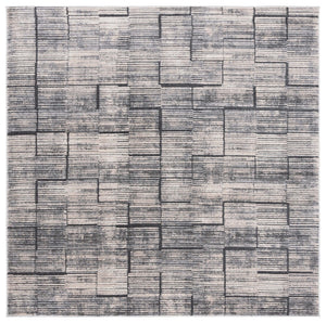 Safavieh Whisper 822 Power Loomed Modern Rug Grey / Light Beige 9' x 12'