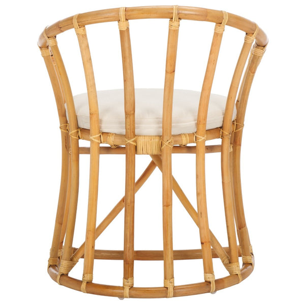 Safavieh Bates Rattan Accent Chair - Modern Balinese Design With Curved Silhouette For Timeless Elegance WIK6500B