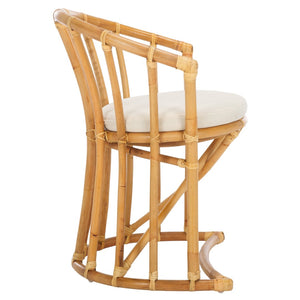 Safavieh Bates Rattan Accent Chair - Modern Balinese Design With Curved Silhouette For Timeless Elegance WIK6500B