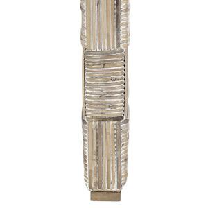 Safavieh Adkin Coastal-Chic Console Table - Elegant Kubu Design For Entryways, Living Spaces & Hallways White WIK6502A