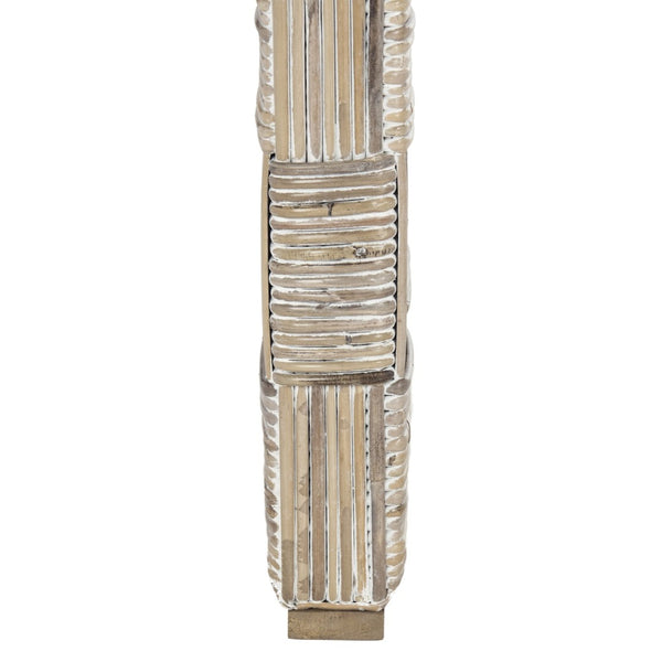 Safavieh Adkin Coastal-Chic Console Table - Elegant Kubu Design For Entryways, Living Spaces & Hallways White WIK6502A