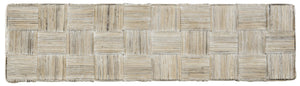 Safavieh Adkin Coastal-Chic Console Table - Elegant Kubu Design For Entryways, Living Spaces & Hallways White WIK6502A
