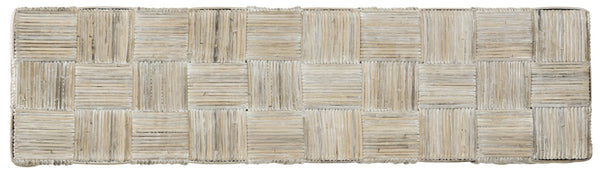 Safavieh Adkin Coastal-Chic Console Table - Elegant Kubu Design For Entryways, Living Spaces & Hallways White WIK6502A