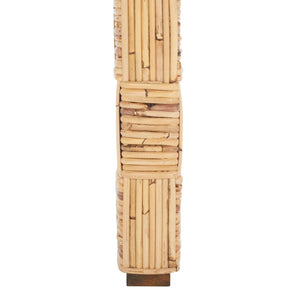 Safavieh Adkin Coastal-Chic Console Table - Elegant Kubu Design For Entryways, Living Spaces & Hallways Honey Natural / Rattan WIK6502B