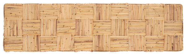 Safavieh Adkin Coastal-Chic Console Table - Elegant Kubu Design For Entryways, Living Spaces & Hallways Honey Natural / Rattan WIK6502B