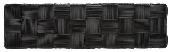 Safavieh Adkin Coastal-Chic Console Table - Elegant Kubu Design For Entryways, Living Spaces & Hallways Black  / Rattan WIK6502C
