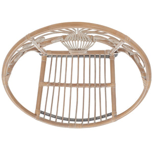 Safavieh Carlson Rattan Accent Chair - Elegant Curved Design With Floral Details For Stylish Living Spaces WIK6505A