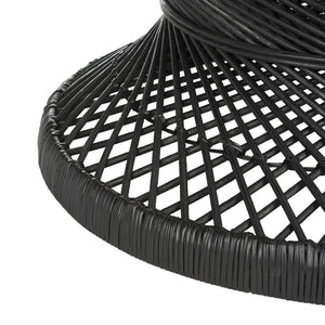 Safavieh Grimson Large Bowed Coffee Table - Artisan-Inspired Modern Design For Contemporary Living Spaces Black WIK6507A