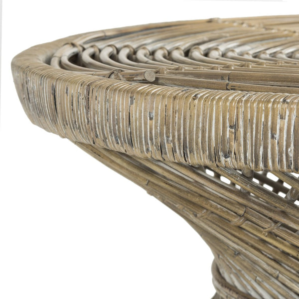 Safavieh Grimson Large Bowed Coffee Table - Artisan-Inspired Modern Design For Contemporary Living Spaces Grey WIK6507B