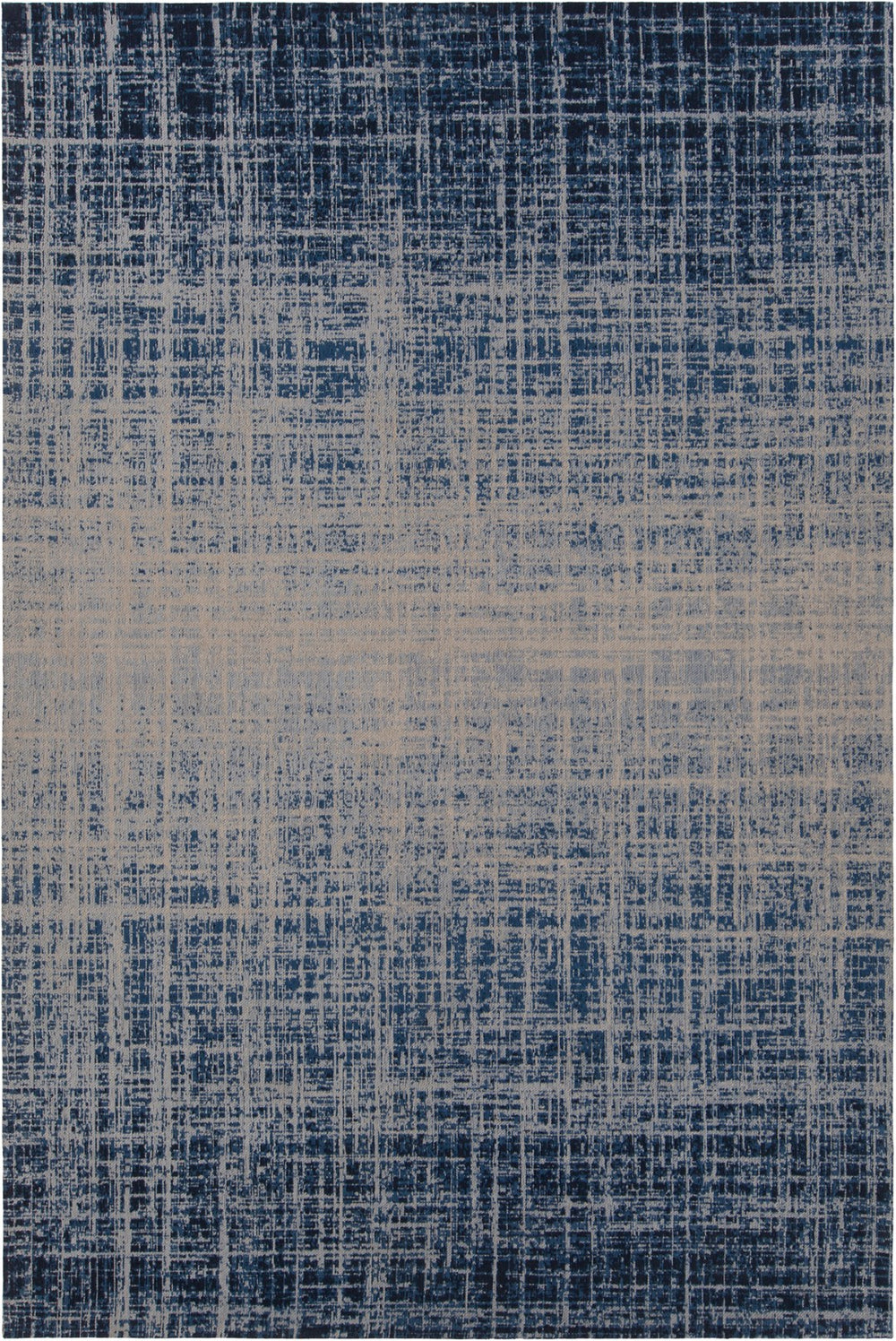 Chandra Rugs Hand-woven Contemporary Flat Rug – Elegant, Durable Cotton Blend For Modern Home Decor & Comfort Blue,Beige Cotton,Polyester Wil46607-576