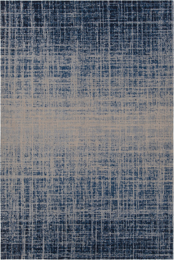Chandra Rugs Hand-woven Contemporary Flat Rug – Elegant, Durable Cotton Blend For Modern Home Decor & Comfort Blue,Beige Cotton,Polyester Wil46607-576