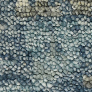 Amer Rugs Willow Hand-knotted Geometric Pattern Area Rug In Luxurious Wool For Modern Home Décor Elegance Light Blue Wool Wil10203