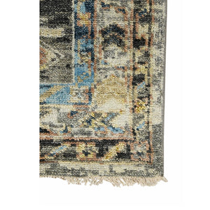 Amer Rugs Willow Hand-knotted Geometric Pattern Area Rug In Luxurious Wool For Modern Home Décor Elegance Gray Wool Wil30203