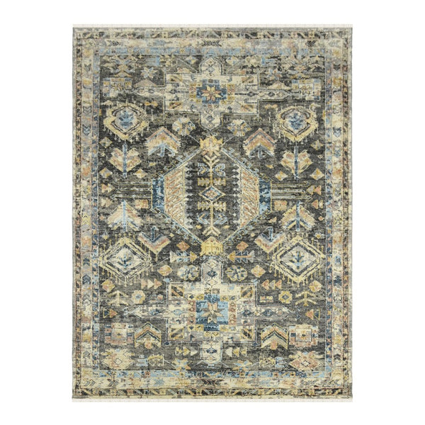 Amer Rugs Willow Hand-knotted Geometric Pattern Area Rug In Luxurious Wool For Modern Home Décor Elegance Gray Wool Wil30203