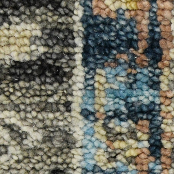 Amer Rugs Willow Hand-knotted Geometric Pattern Area Rug In Luxurious Wool For Modern Home Décor Elegance Gray Wool Wil30203