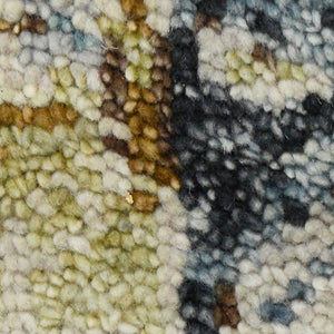 Amer Rugs Willow Hand-knotted Geometric Pattern Area Rug In Luxurious Wool For Modern Home Décor Elegance Indigo Wool Wil40203