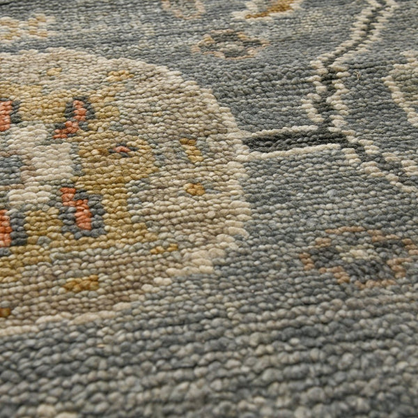 Amer Rugs Willow Hand-knotted Area Rug With Classic Pattern, Luxurious 100% New Zealand Wool For Timeless Style Gray Wool Wil80203