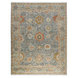 Willow Nancy WIL-8 Hand-Knotted Handmade New Zealand Wool Traditional Floral Rug