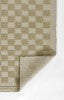 Momeni Willow WLO-1 Hand Woven Contemporary Check Indoor Rug Beige 10' x 14'