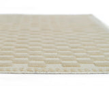 Momeni Willow WLO-1 Hand Woven Contemporary Check Indoor Rug Beige 10' x 14'