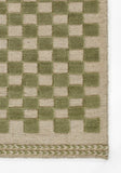 Momeni Willow WLO-1 Hand Woven Contemporary Check Indoor Rug Green 10' x 14'