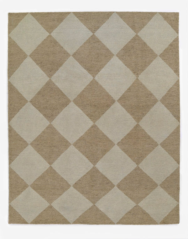 Momeni Willow WLO-4 Hand Woven Contemporary Geometric Indoor Rug Beige 10' x 14'