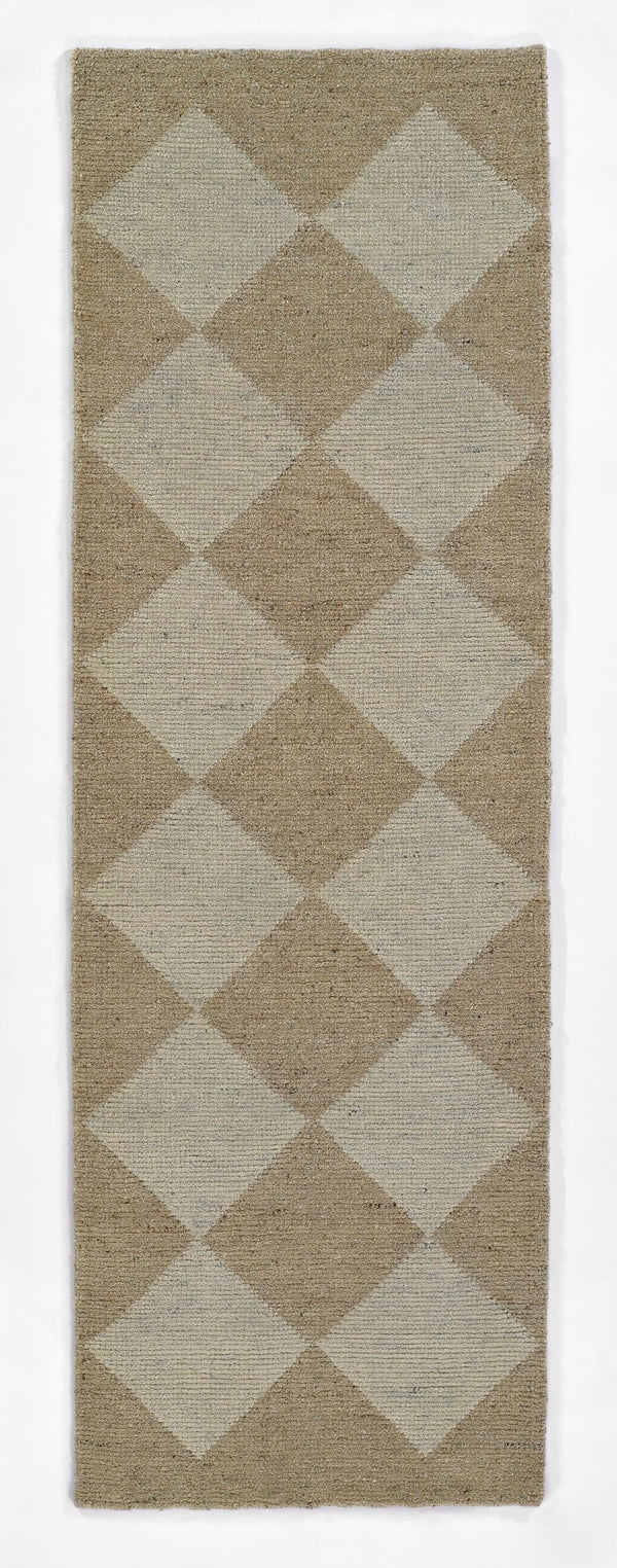 Momeni Willow WLO-4 Hand Woven Contemporary Geometric Indoor Rug Beige 10' x 14'