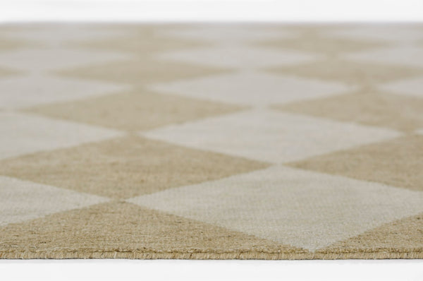 Momeni Willow WLO-4 Hand Woven Contemporary Geometric Indoor Rug Beige 10' x 14'