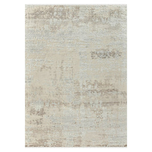 Amer Rugs Winston Abstract Design Hand-knotted Area Rug In Luxurious New Zealand Wool For Elegant Spaces Sand Wool Win11014