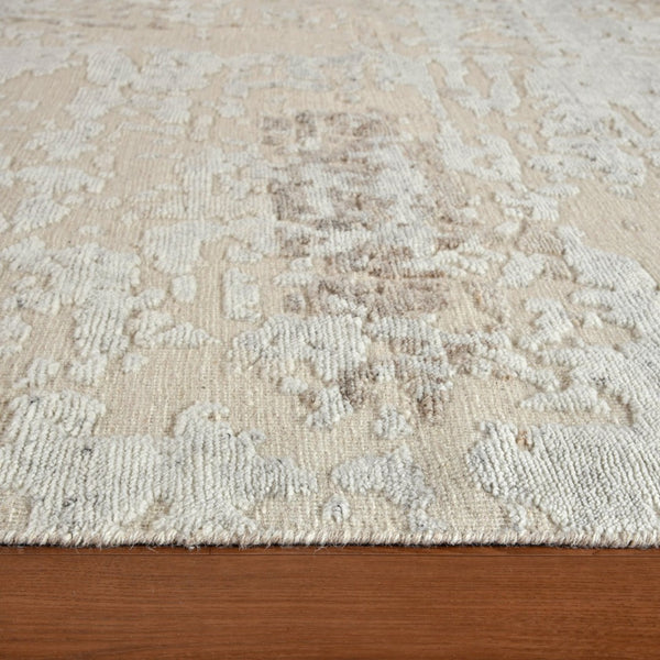 Amer Rugs Winston Abstract Design Hand-knotted Area Rug In Luxurious New Zealand Wool For Elegant Spaces Sand Wool Win11014