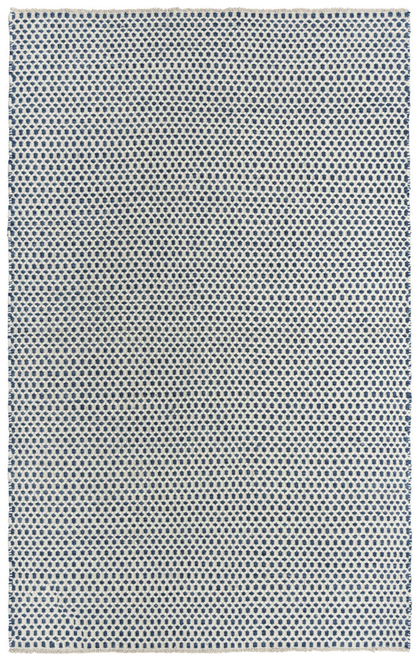 Rizzy Windsor WIN102 Hand Woven Casual Wool Rug Blue 8'6" x 11'6"