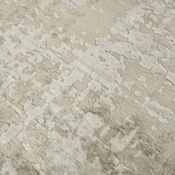 Amer Rugs Winston Abstract Design Hand-knotted Area Rug In Luxurious New Zealand Wool For Elegant Spaces Oatmeal Wool Win20912