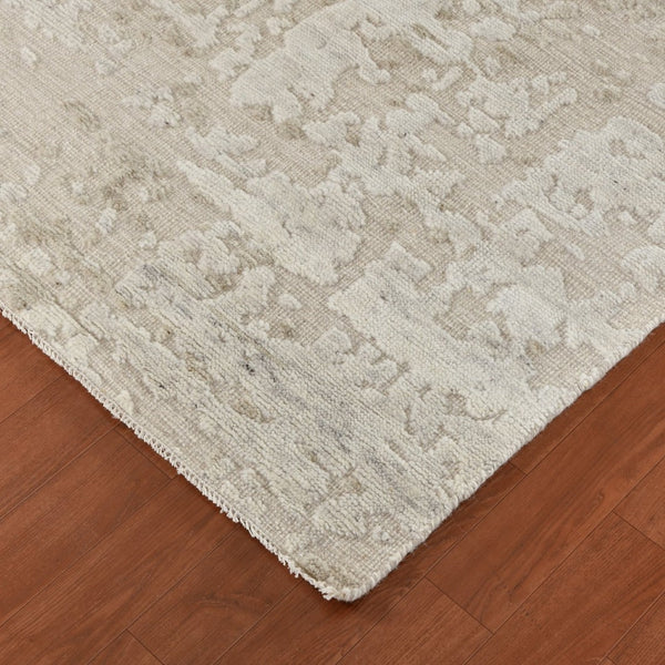 Amer Rugs Winston Abstract Design Hand-knotted Area Rug In Luxurious New Zealand Wool For Elegant Spaces Oatmeal Wool Win20912