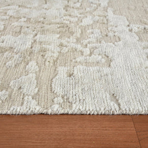 Amer Rugs Winston Abstract Design Hand-knotted Area Rug In Luxurious New Zealand Wool For Elegant Spaces Oatmeal Wool Win20912