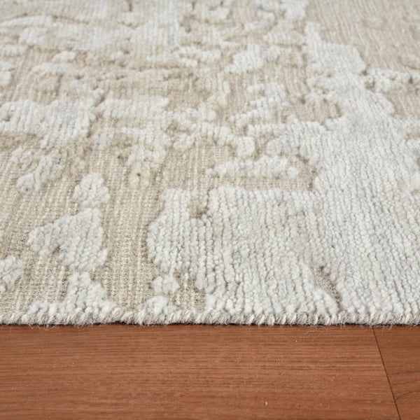 Amer Rugs Winston Abstract Design Hand-knotted Area Rug In Luxurious New Zealand Wool For Elegant Spaces Oatmeal Wool Win20912