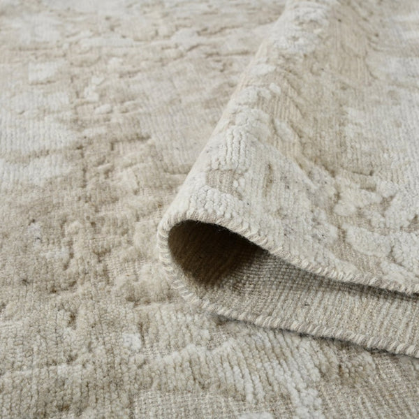 Amer Rugs Winston Abstract Design Hand-knotted Area Rug In Luxurious New Zealand Wool For Elegant Spaces Oatmeal Wool Win20912