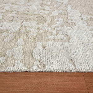 Winston Hand-knotted New Zealand Wool Abstract Area Rug for Living Rooms